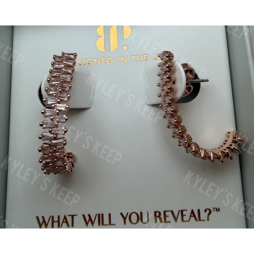 Bomb Party April Earrings - ER52082 This Is Your Sign - Rose Gold Plated
